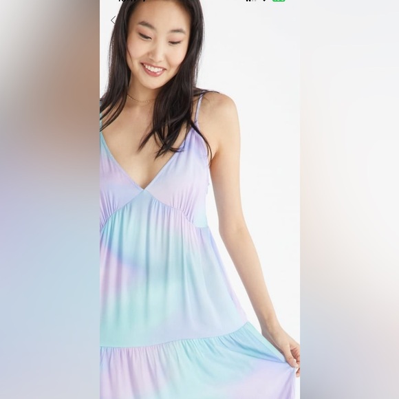 JustFab tiered maxi dress. - Picture 3 of 5